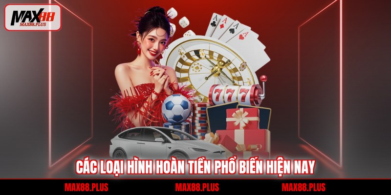 Các loại hình hoàn tiền phổ biến hiện nay